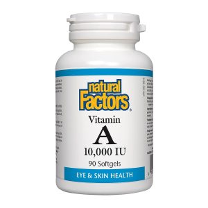 Natural Factors Vitamin A 10,000 IU 90 Softgels