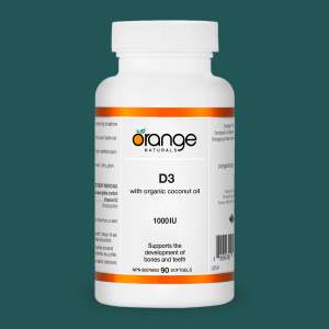 Orange Naturals Vitamin D3 1000IU 90 Softgels