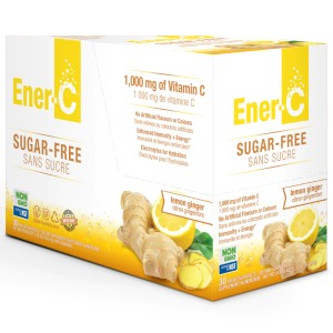 Ener-Life Vitamin-C 1000mg Lemon Ginger 30 Packs