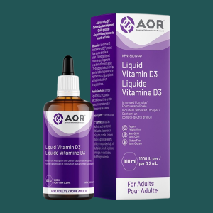 AOR Vitamin D3 Liquid Adult 1000 IU 100mL