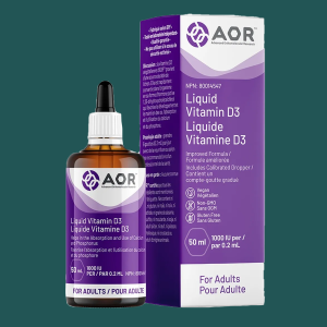 AOR Vitamin D3 Liquid Adults 1000IU 50mL