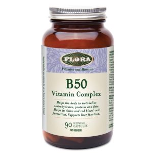 Flora B-50 Vitamin Complex 90 Veggie Caps