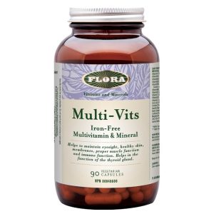 Flora Multi-Vits Iron-Free 90 Veggie Caps