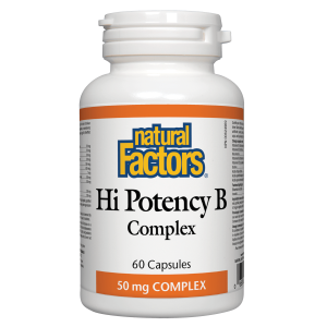 Natural Factors Hi Potency B Complex 50mg 60 Capsules