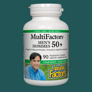 Natural Factors Multi Factors Men's 50+ 90 Veggie Caps