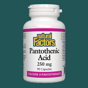 Natural Factors Pantothenic Acid 250mg 90 Capsules
