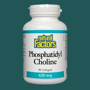 Natural Factors Phosphatidyl Choline 420mg 90 Softgels