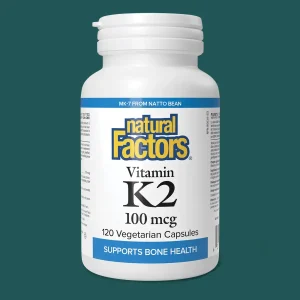 Natural Factors Vitamin K2 100mcg 120 Veggie Caps
