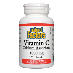 Natural Factors Vitamin C Calcium Ascorbate 1000mg 125g