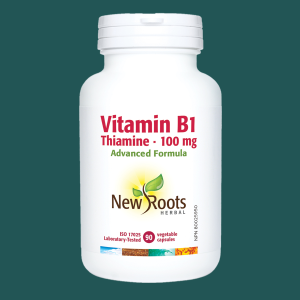 New Roots Vitamin B1 Thiamine 100mg 90 Veggie Caps