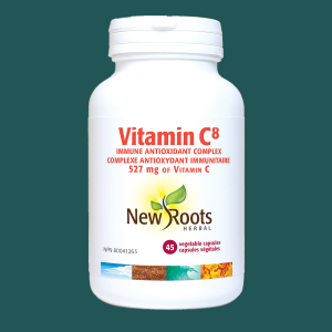New Roots Vitamin C8 527mg 45 Veggie Caps