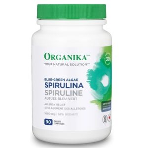 Organika Spirulina 1000mg 90 Tablets