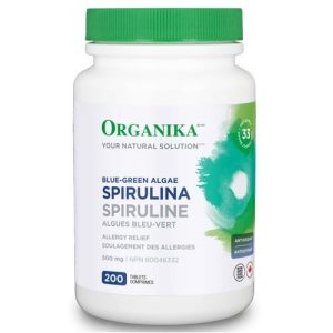 Organika Spirulina 500mg 200 Tablets