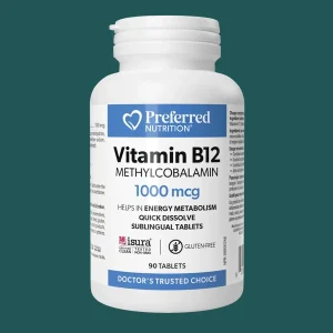 Preferred Nutrition Vitamin B-12 1000mcg 90 Tablets
