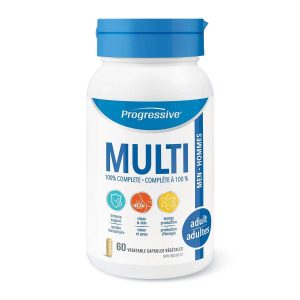 Progressive Multivitamin Adult Men 60 Veggie Caps
