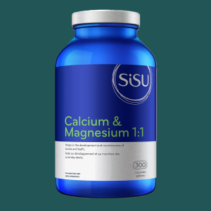 Sisu Calcium & Magnesium 1:1 300 Capsules