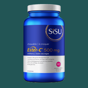 Sisu Ester-C 500mg WildBerry 90 Chewable Tablets