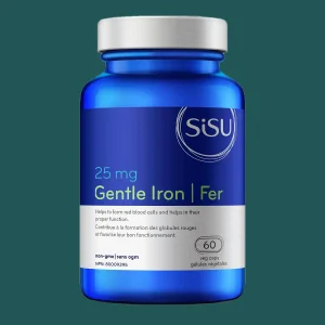 Sisu Gentle Iron 25mg 60 Veggie Caps