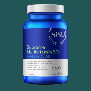 Sisu Supreme Multivitamin 50+ With CoQ10 60 Veggie Caps