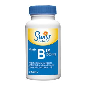 Swiss Vitamin B12 1000mcg 60 Tablets