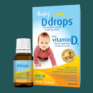 Ddrops Vitamin D3 400 IU Baby 90 drops