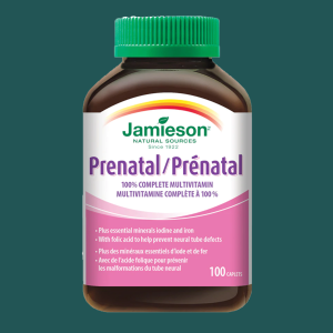 Jamieson Prenatal 100% Complete Multivitamin 100 Caplets