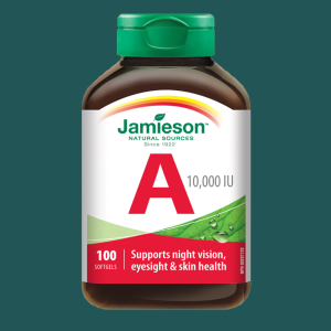 Jamieson Vitamin A 10000IU 100 Softgels