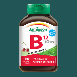 Jamieson Vitamin B12 1000mcg Fast Dissolving 100 Tablets
