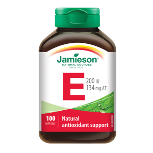 Jamieson Vitamin E 200 IU 134mg 100 Softgels