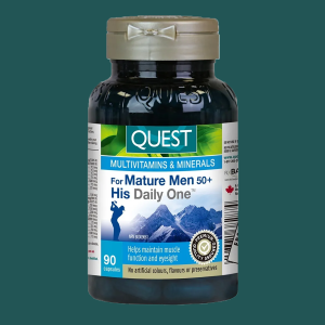 Quest His Daily One Multivitamins & Minerals for Mature Men50+ 90 Capsules