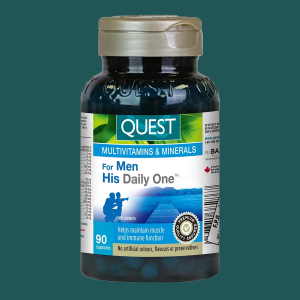 Quest His Daily One Multivitamins & Minerals for Men 90 Capsules