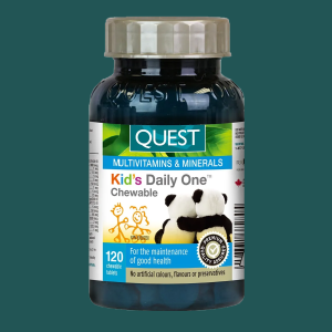 Quest Kids Daily One Multivitamins & Minerals 120 Chewable Tablets