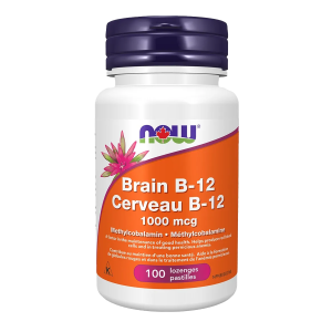 NOW Brain B-12 1000mcg 100 Lozenges