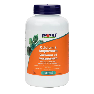 NOW Calcium & Magnesium With Zinc and Vitamin D 120 Softgels