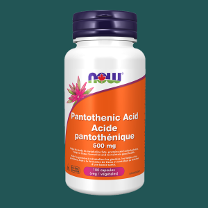 NOW Pantothenic Acid 500mg 100 Capsules