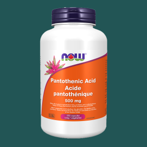 NOW Pantothenic Acid 500mg 250 Capsules