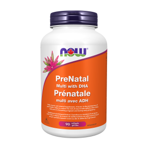 NOW Prenatal Multi with DHA 90 Softgels