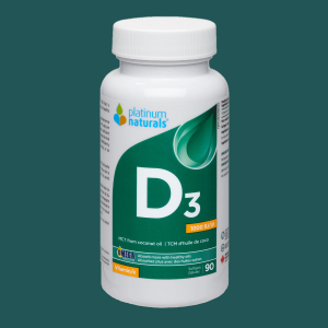 Platinum Naturals Vitamin D3 1000 IU 90 Softgels