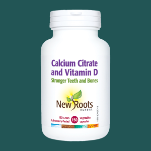 New Roots Calcium Citrate And Vitamin D 150 Veggie Caps
