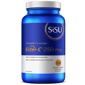Sisu Ester-C 250mg Wildberry 120 Chewable Tablets