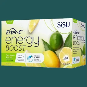 Sisu Ester-C Energy Boost Lemon Lime 30 Packs