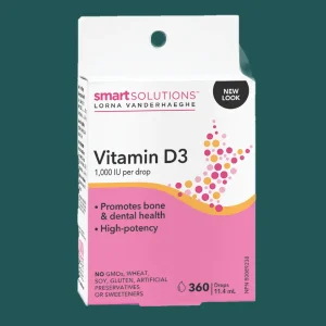 Smart Solutions Vitamin D3 Droplets 11.4mL