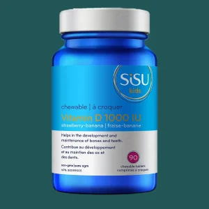 Sisu Kids Vitamin D 1000 IU 90 Chewable Tablets