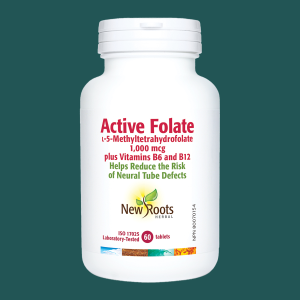 New Roots Active Folate 60 Tablets