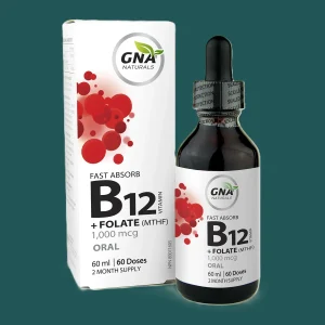 GNA Naturals B12 With Folic Acid 1000mcg 60mL