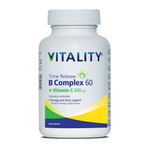 Vitality Products B Complex 60 + Vitamin C Time Relase 600mg 60 Tablets