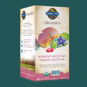 Garden of Life Organics Women's Multi 40+ 60 Tablets