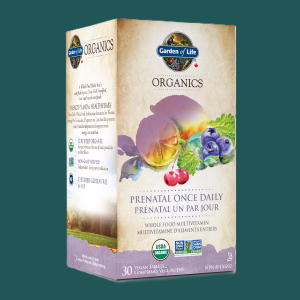 Garden of Life Organics Prenatal Once Daily 30 Tablets