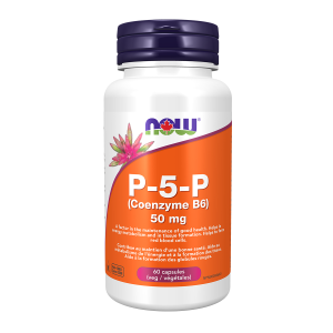 NOW P-5-P Coenzyme B6 50mg 60 Veggie Caps