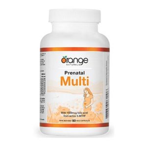 Orange Naturals Prenatal Multi 90 Veggie Caps